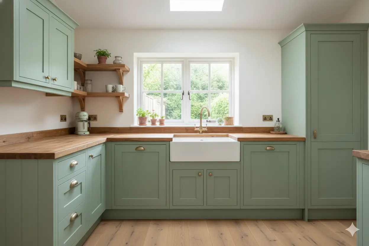 green kitchen, kitchen, kitchen decor, kitchen decor, green, 5 Chic Green Kitchen Ideas for Your Old Kitchen