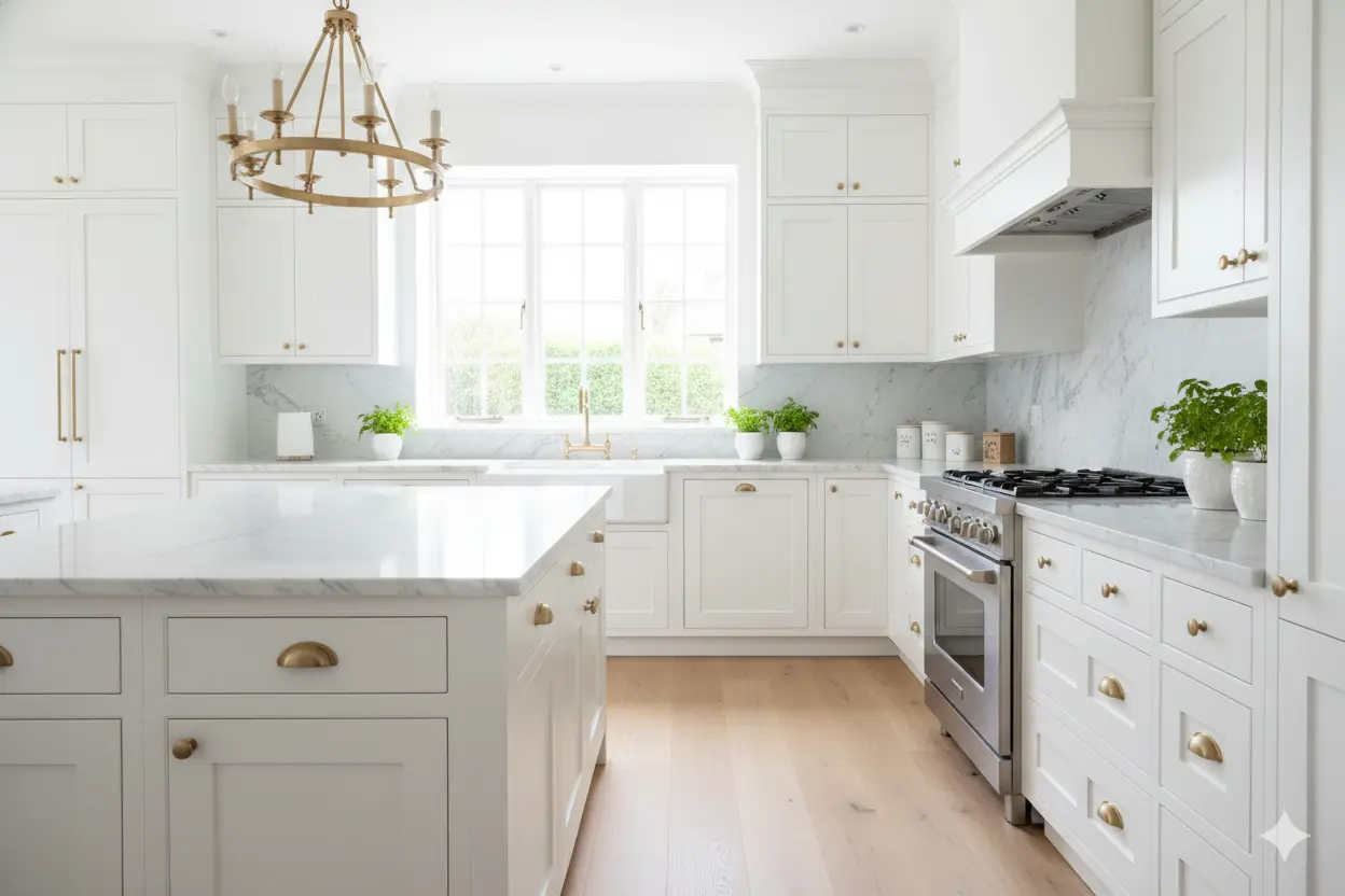 kitchen, kitchen design, kitchen design ideas, kitchen ideas, beautiful kitchen, 9 Stunning White Kitchen Makeovers You’ll Want to Copy