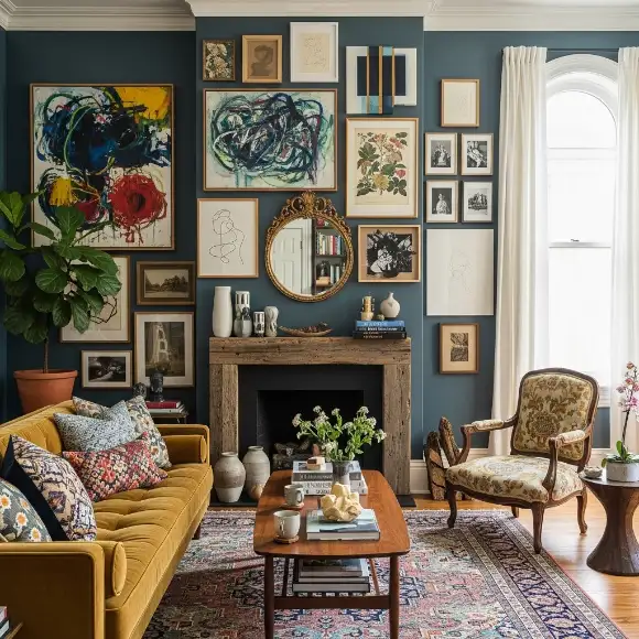 Living Room Art Work Idea