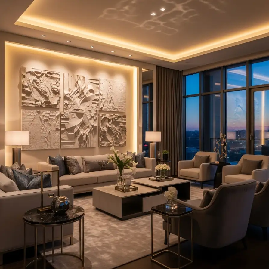 Living Room Art Work Idea