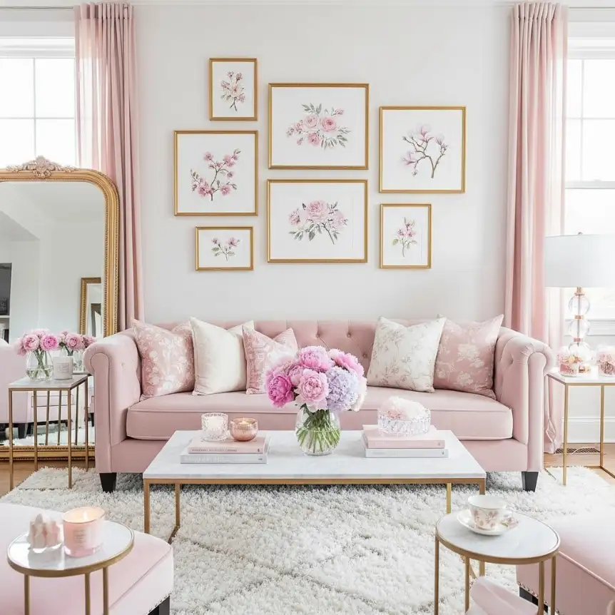 Living Room Art Work Idea