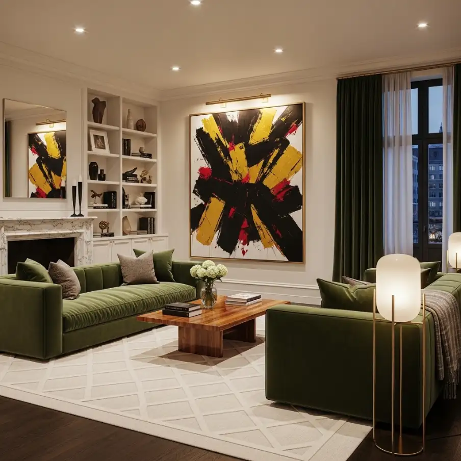Living Room Art Work Idea