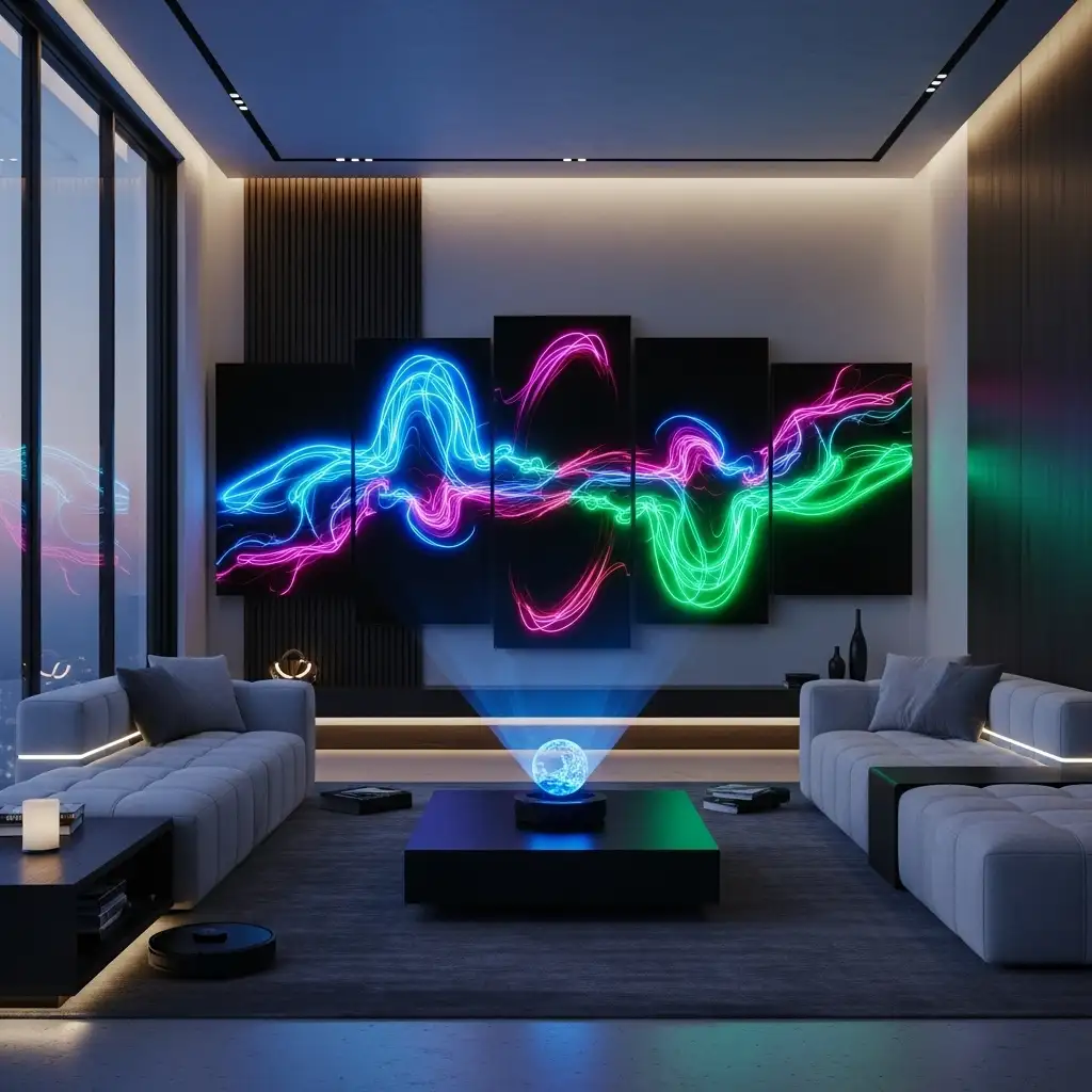 Living Room Art Work Idea