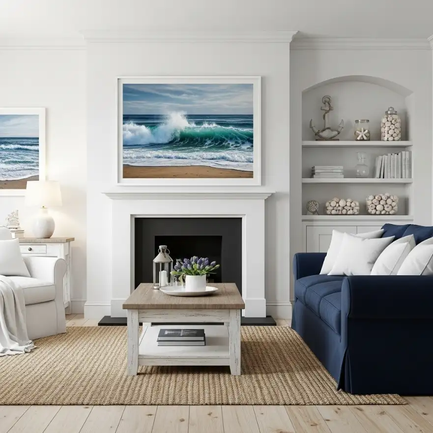 Living Room Art Work Idea