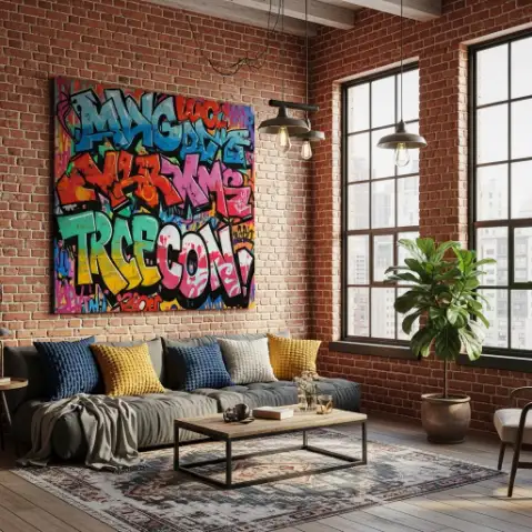 Living Room Art Work Idea