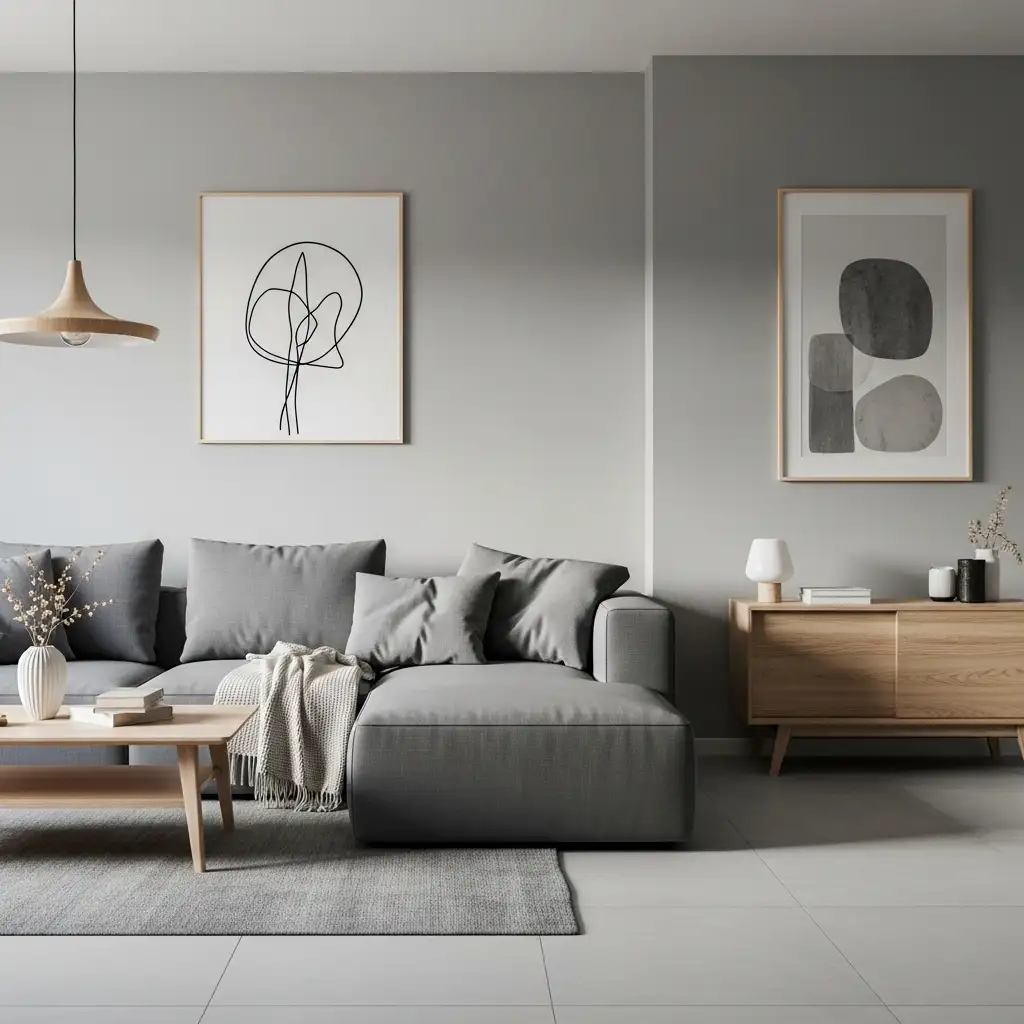 Living Room Art Work Idea