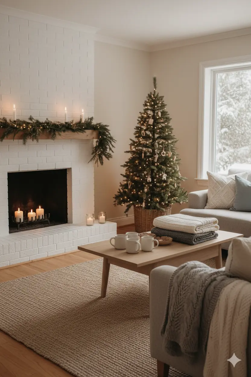 Living Room Christmas Decor idea