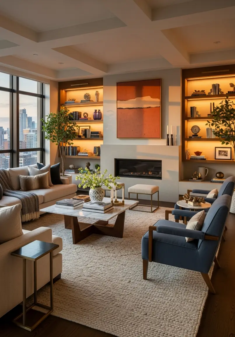 Living Room Idea, Luxury Design