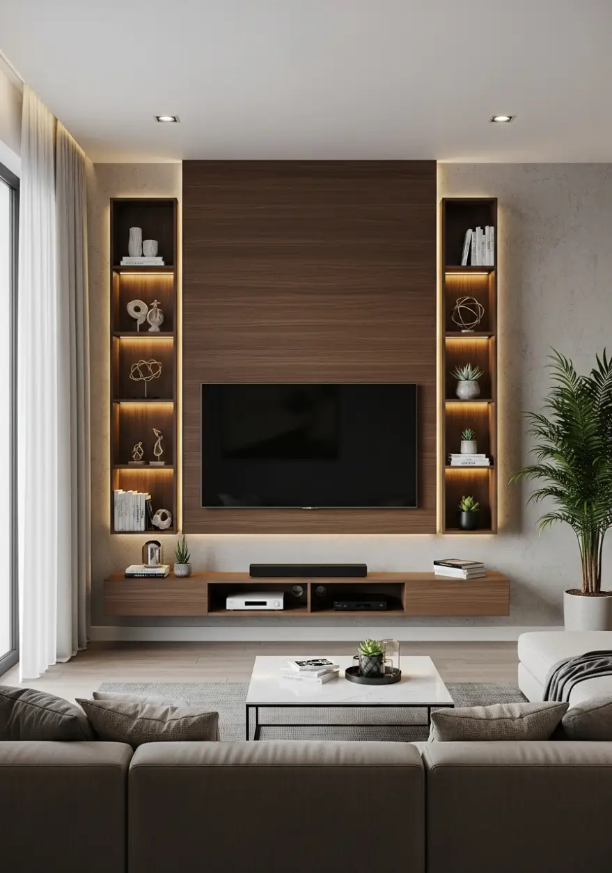 Living Room TV Wall idea 