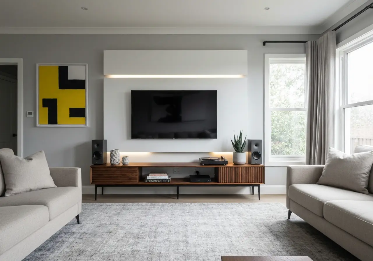 Living Room TV Wall idea