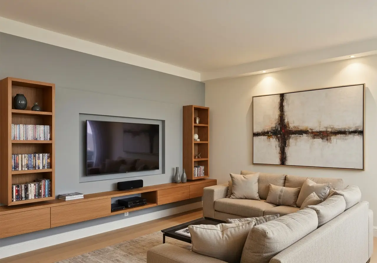 Living Room TV Wall idea