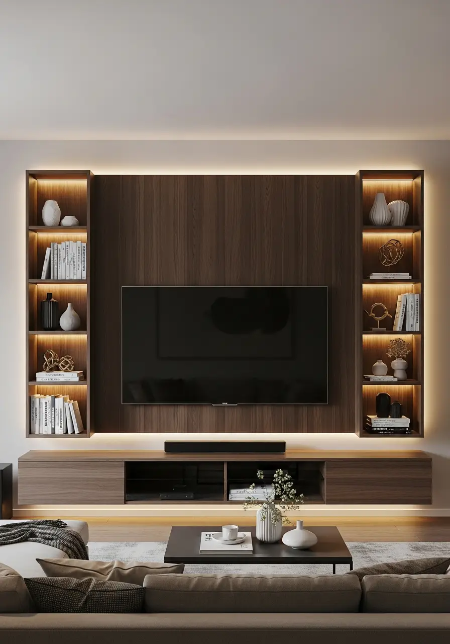Living Room TV Wall idea