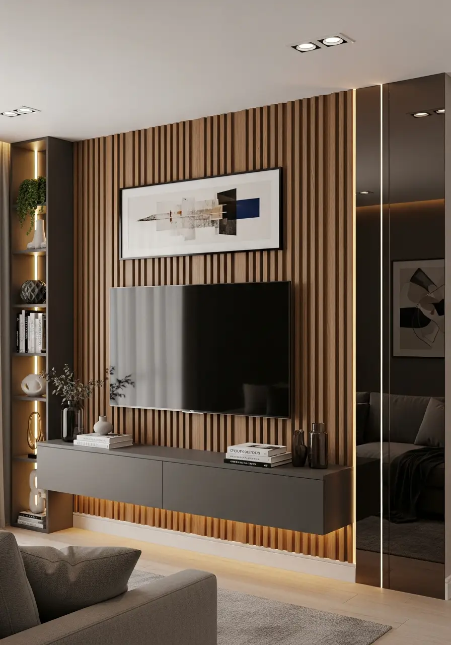 Living Room TV Wall idea