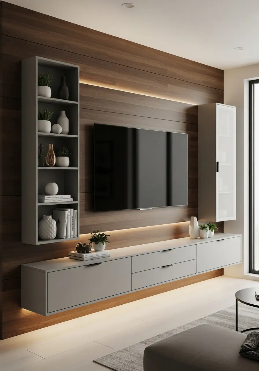 Living Room TV Wall idea