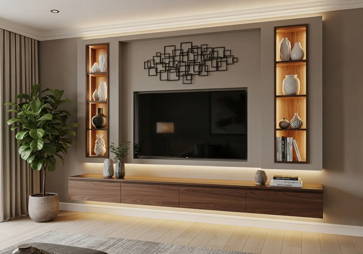 Living Room TV Wall idea