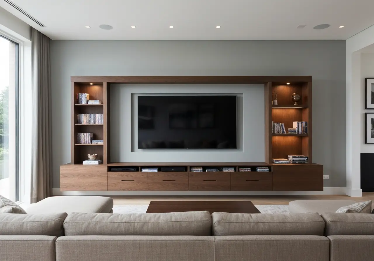 Living Room TV Wall idea