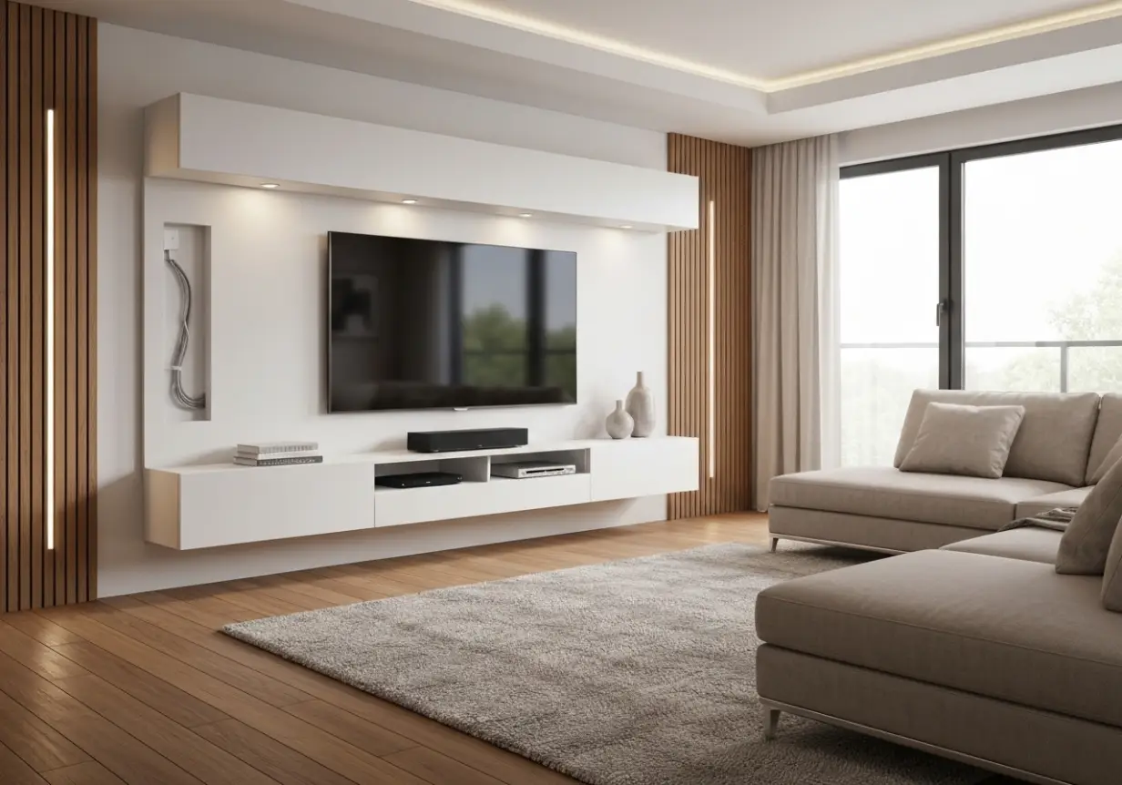 Living Room TV Wall idea