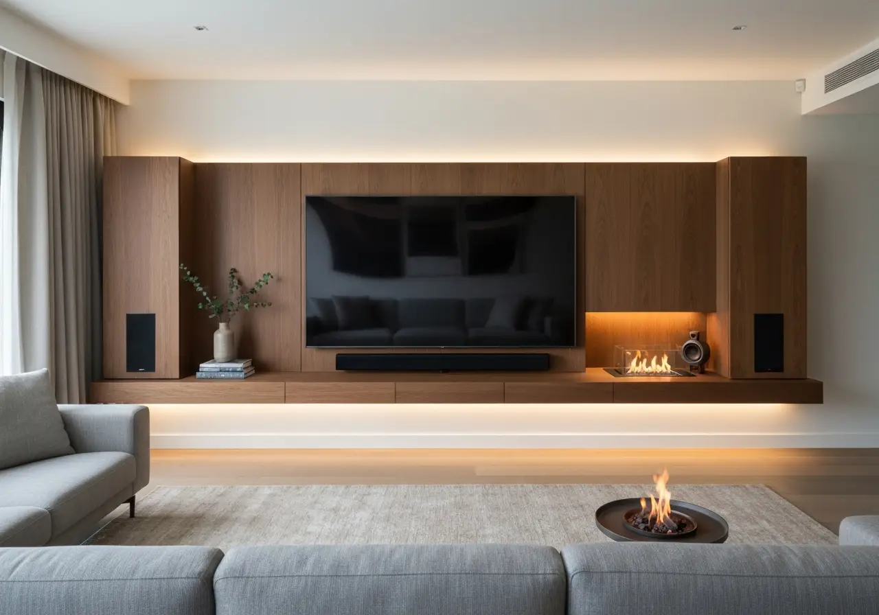 Living Room TV Wall idea