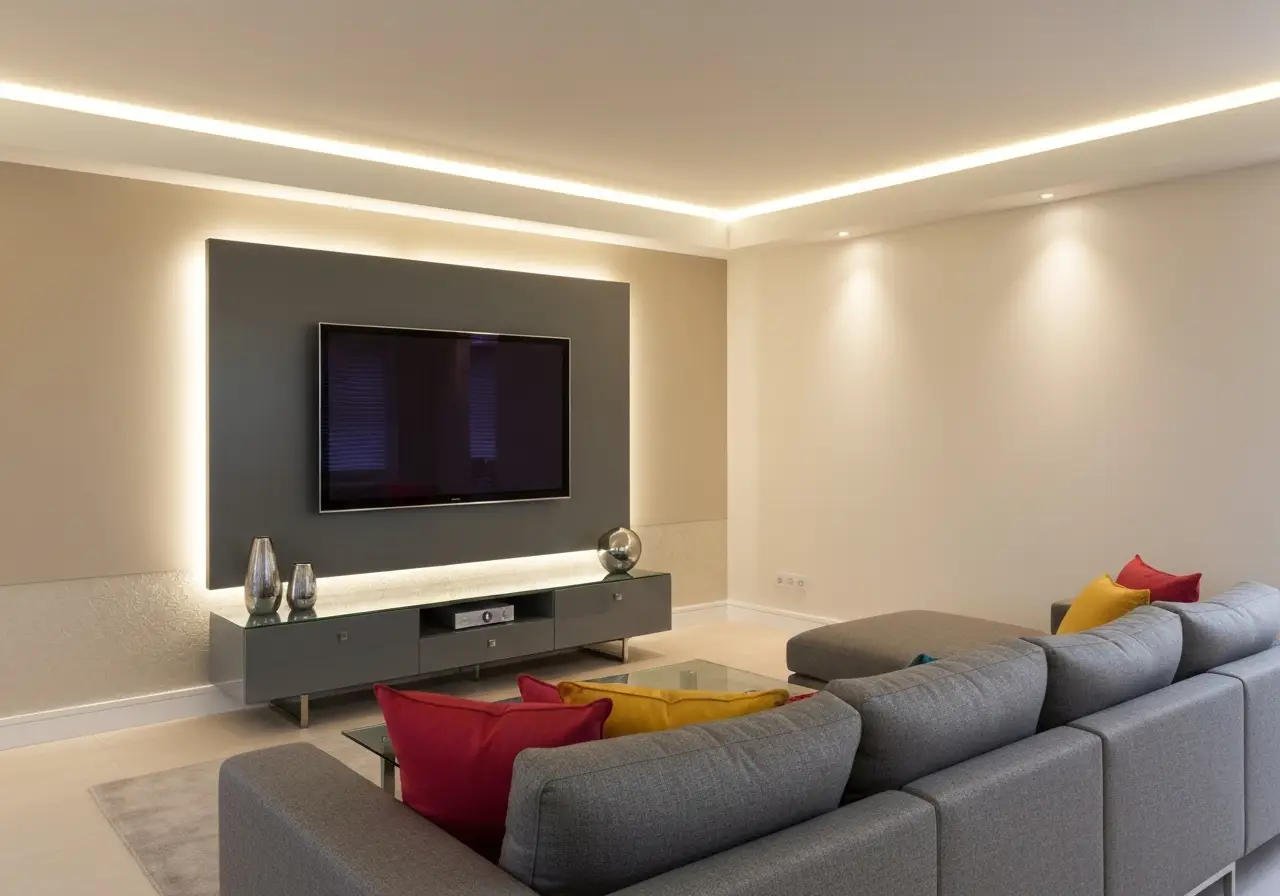 Living Room TV Wall idea