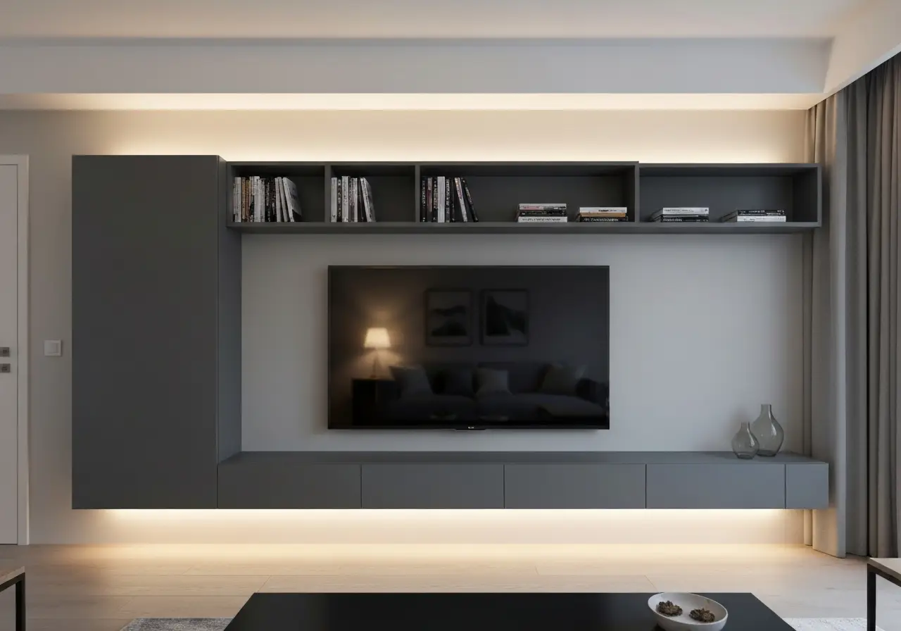 Living Room TV Wall idea