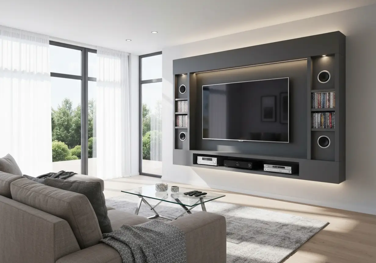 Living Room TV Wall idea