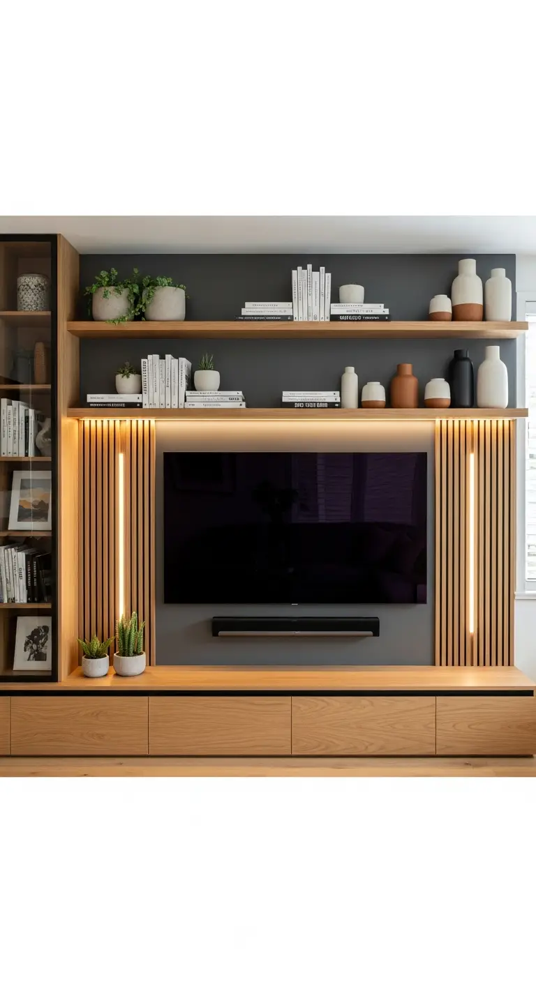 Living Room TV Wall idea 