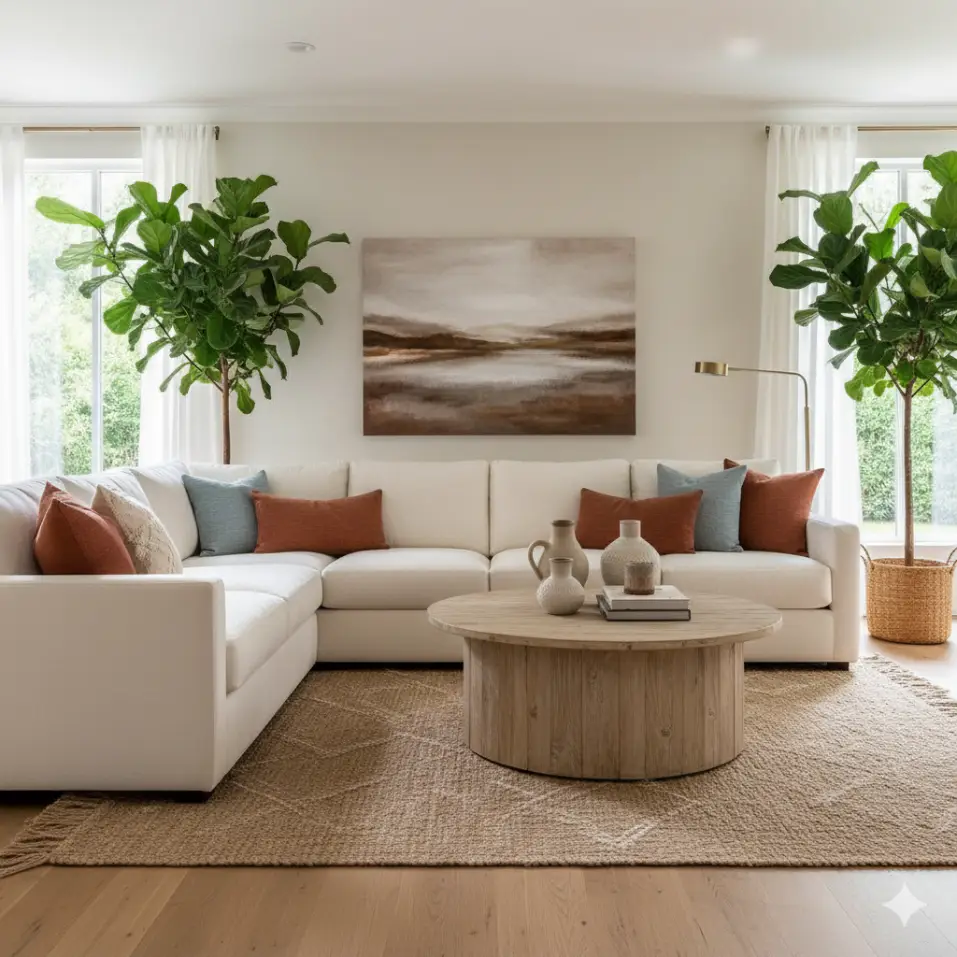 Living room decor idea, cozy decor idea