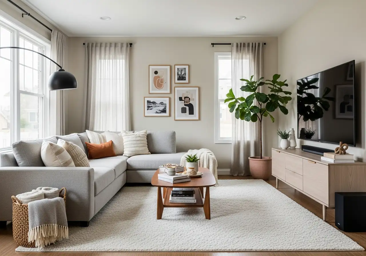 Living room idea, living room design