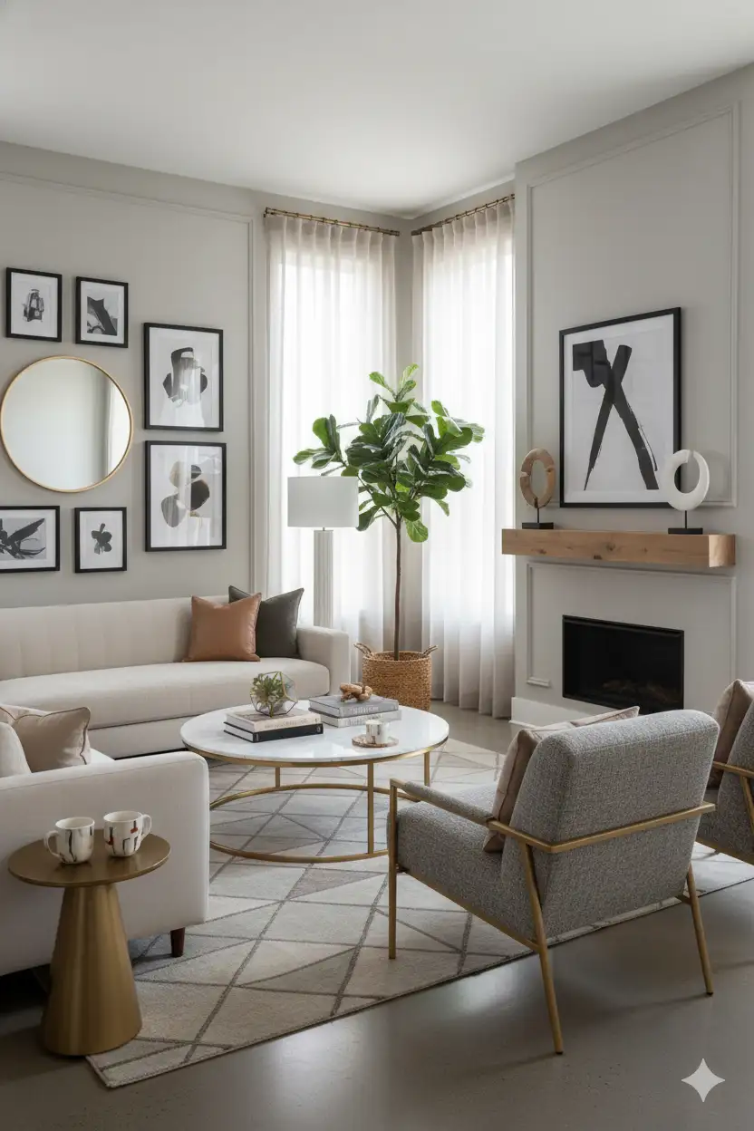 Living room idea, living room design