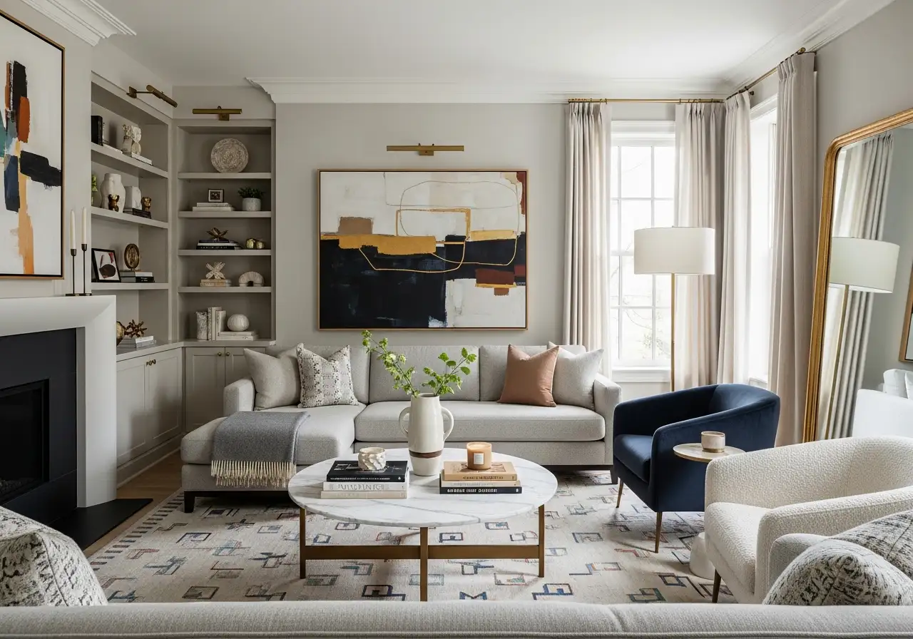 Living room idea, living room design