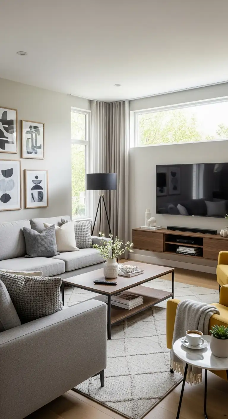 Living room idea, living room design