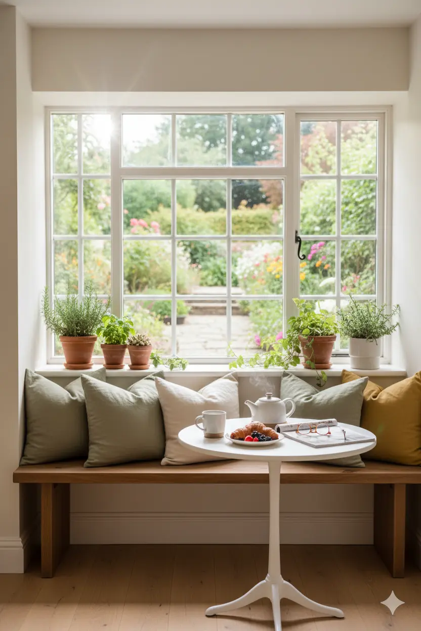 breakfast nook idea, breakfast nook design, kitchen breakfast nook idea