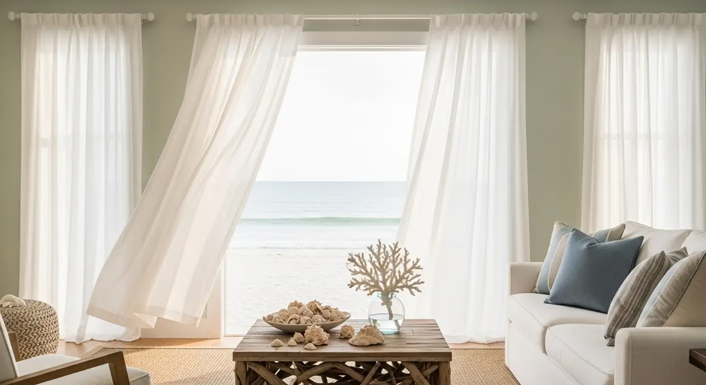 living room curtain idea