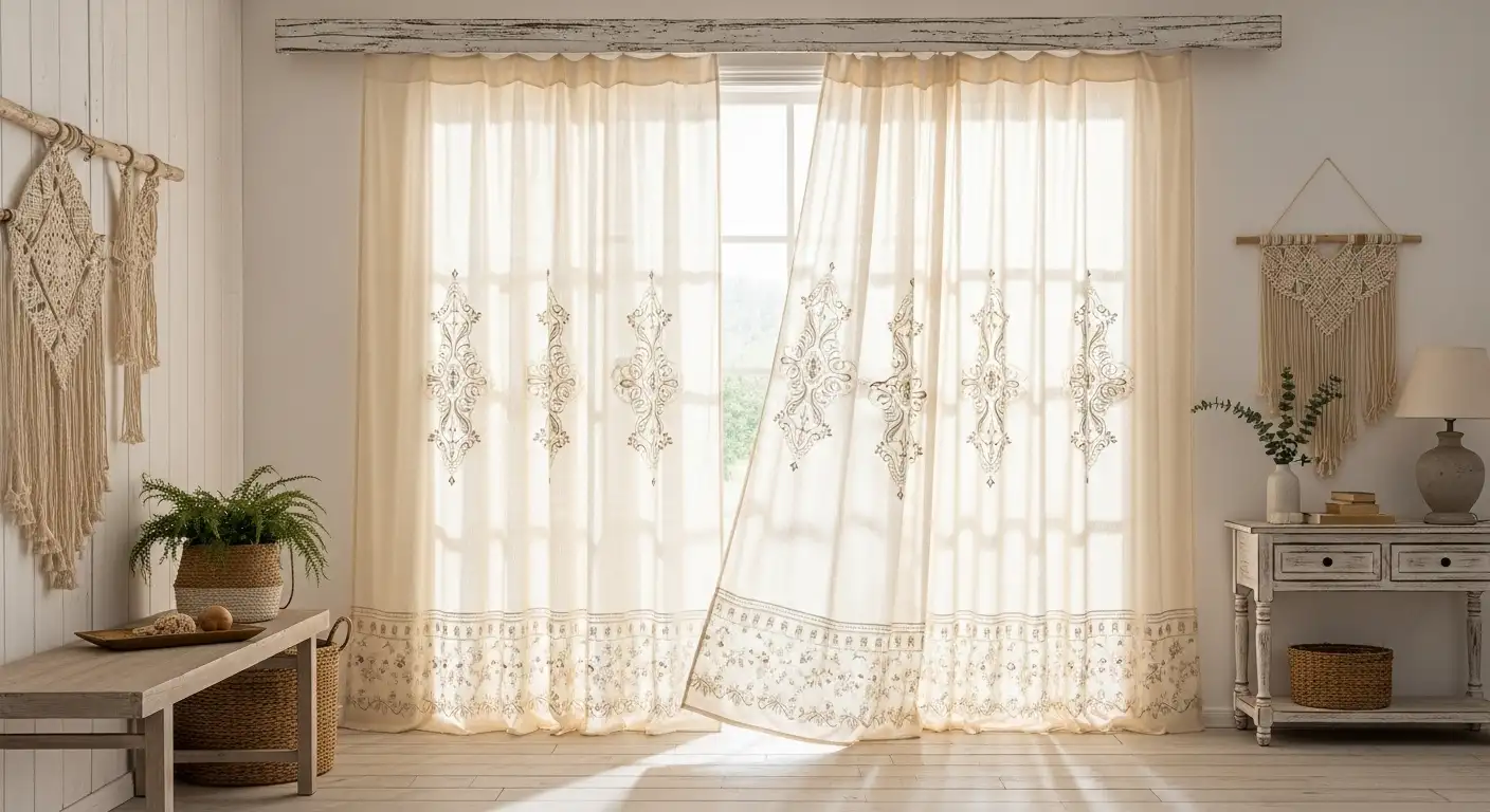 living room curtain idea