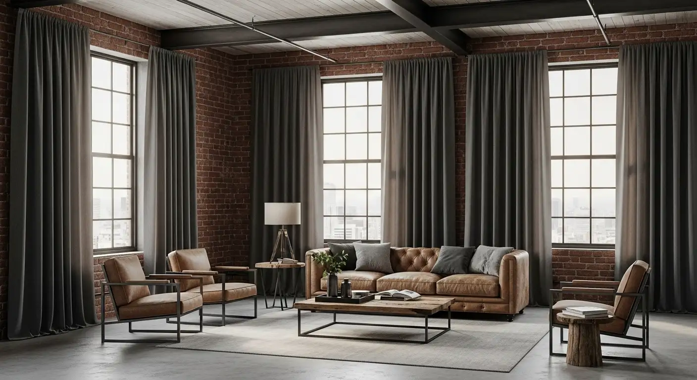 living room curtain idea