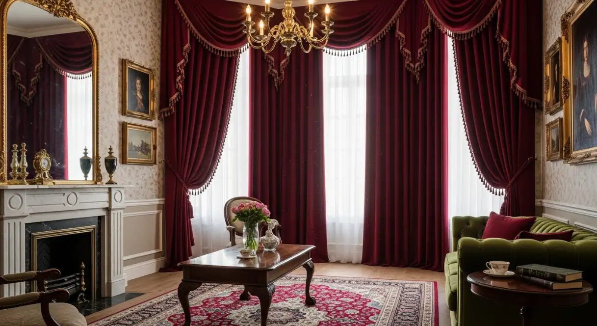 living room curtain idea