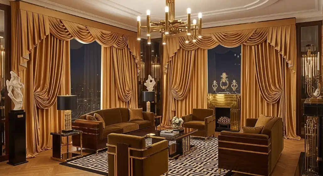 living room curtain idea