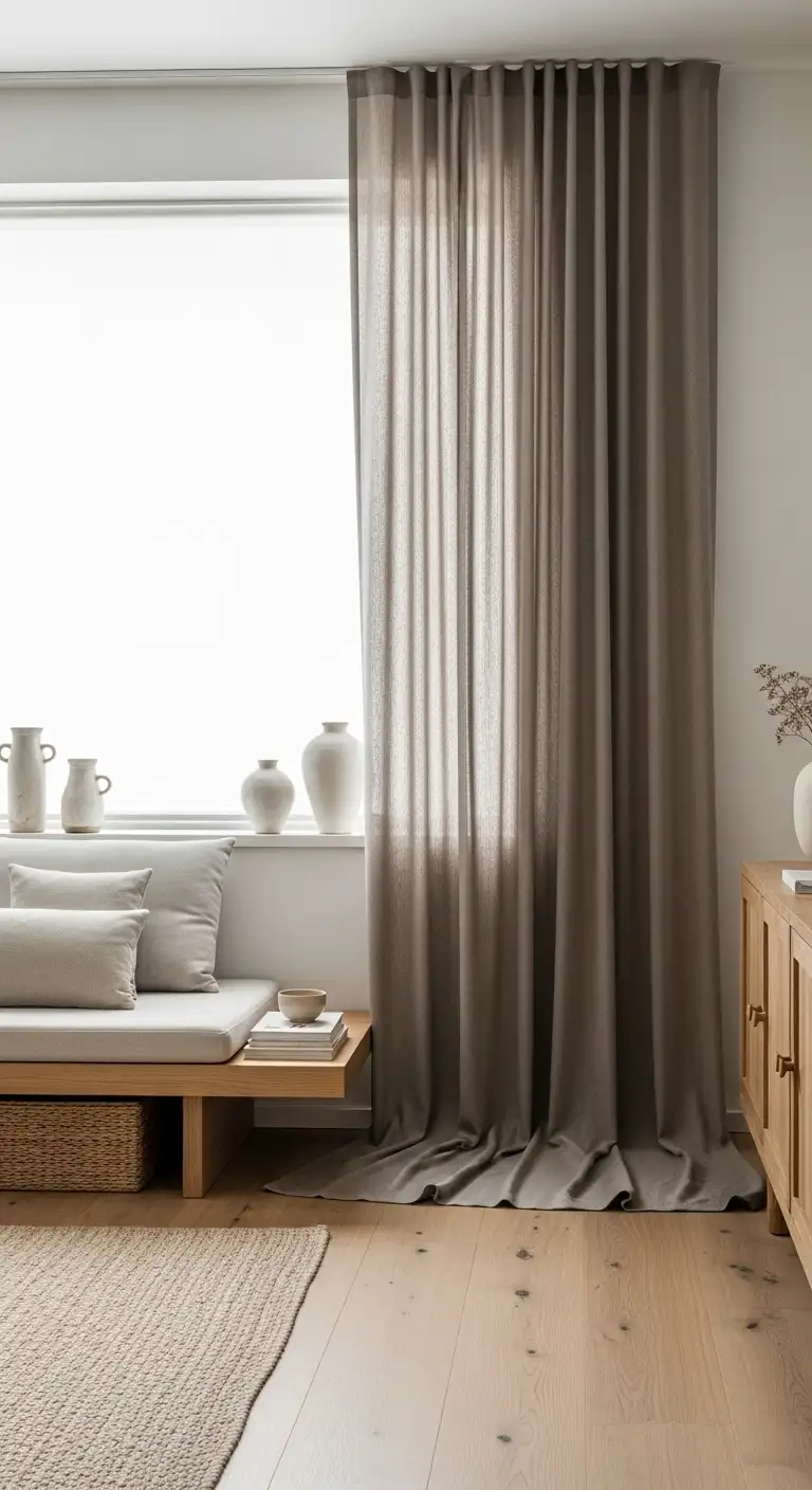 living room curtain idea