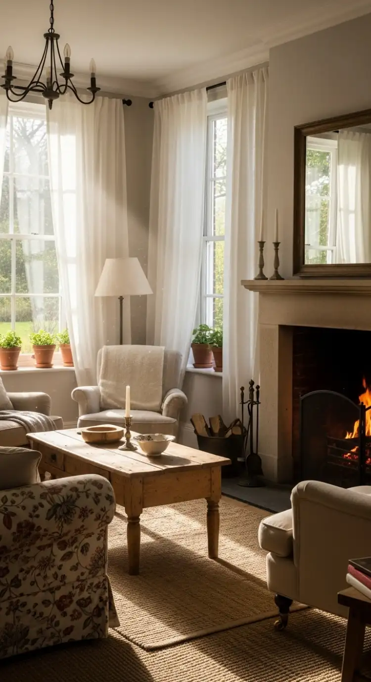 living room curtain idea