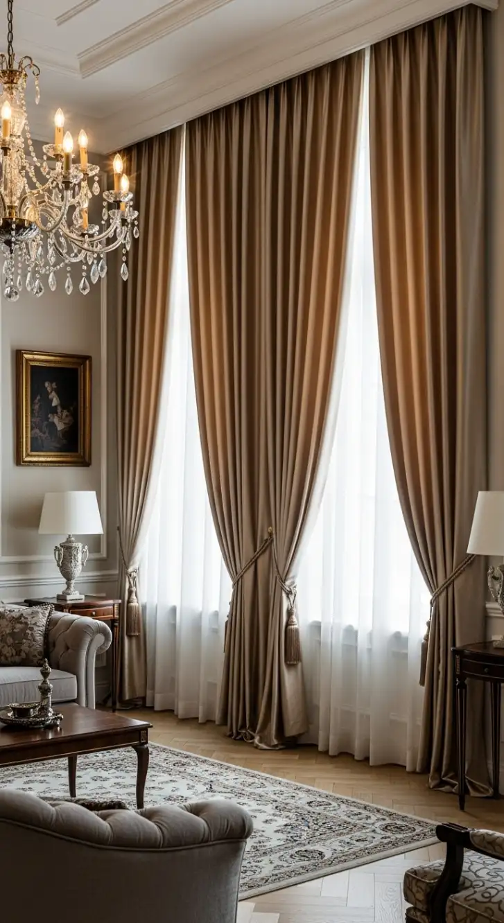 living room curtain idea