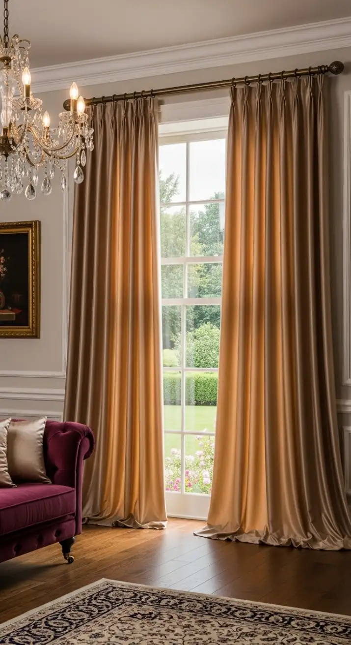 living room curtain idea