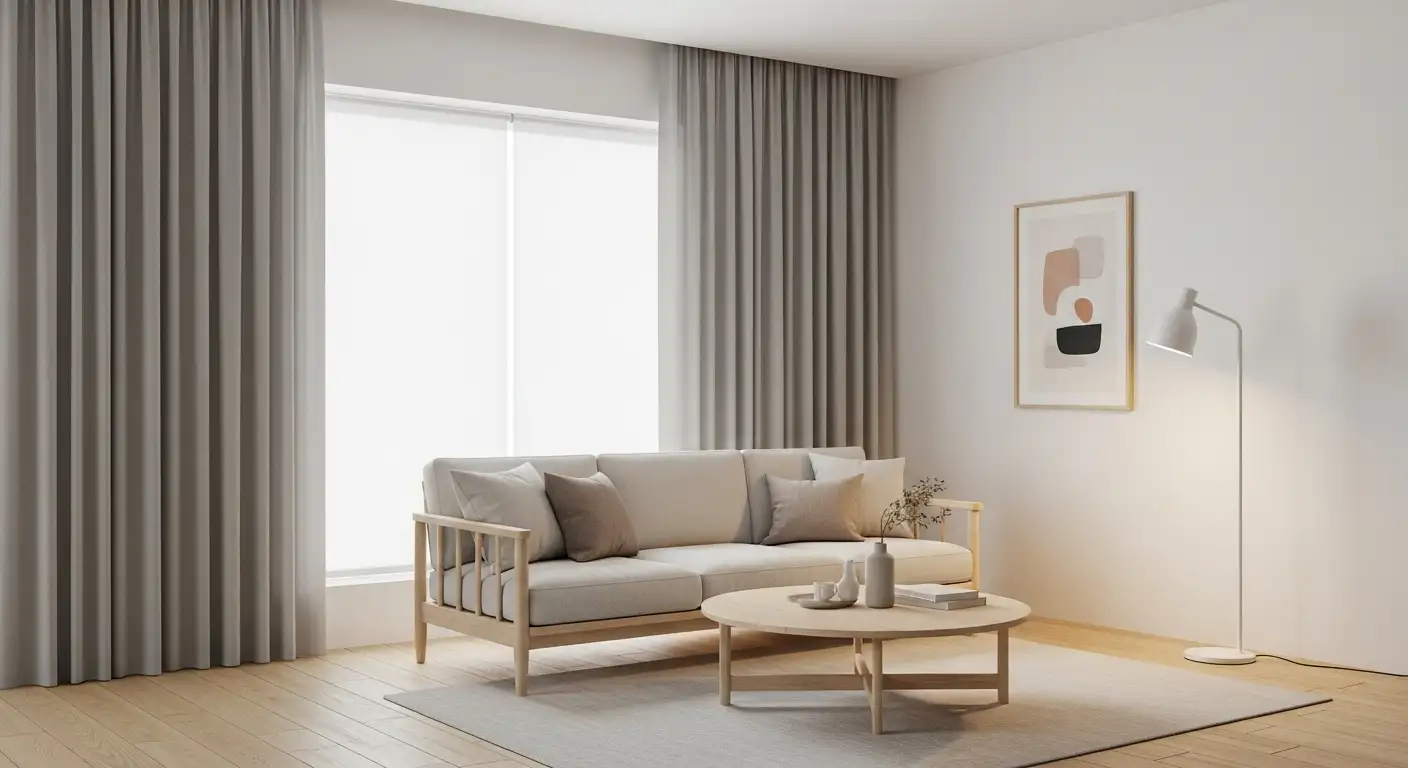 living room curtain idea