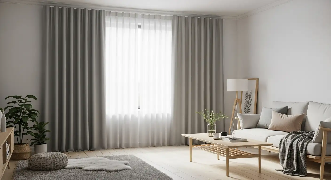 living room curtain idea