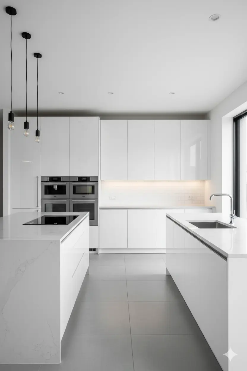 white kitchen cabinets idea, white cabinets idea, white cabinet design