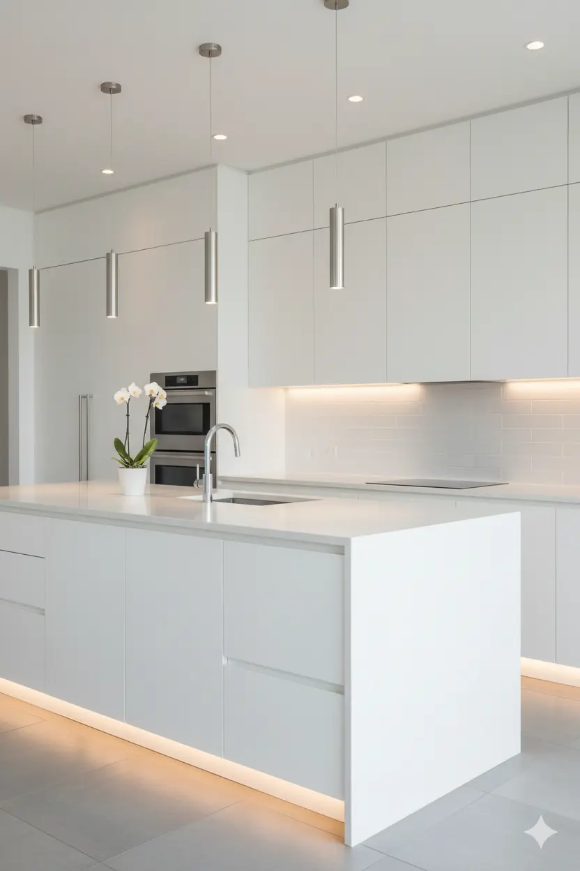 white kitchen cabinets idea, white cabinets idea, white cabinet design