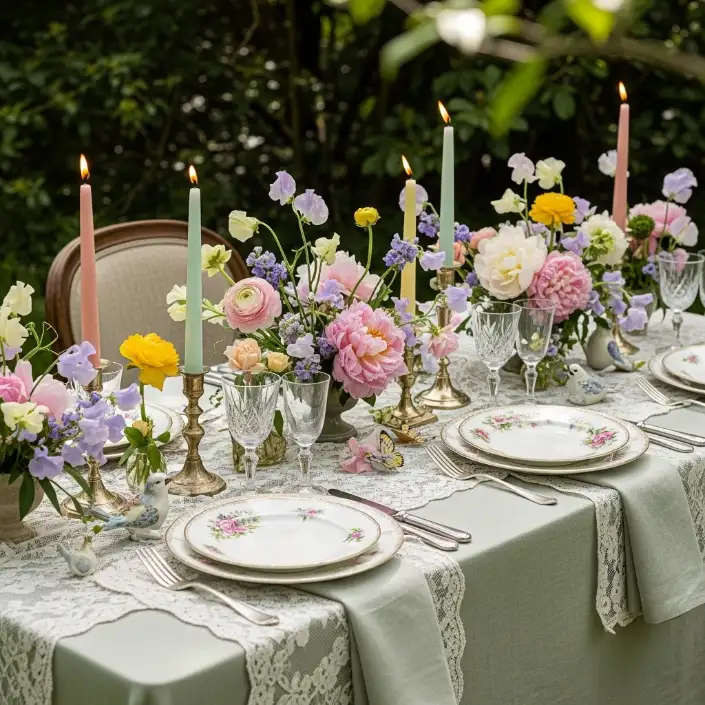 Whimsical Spring Tablescapes