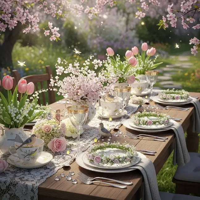 Whimsical Spring Tablescapes