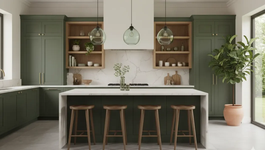 5 Green Kitchen Designs Under $2000