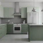 green kitchen, kitchen, kitchen decor, kitchen decor, green, Sage Green Kitchen Cabinets Ideas