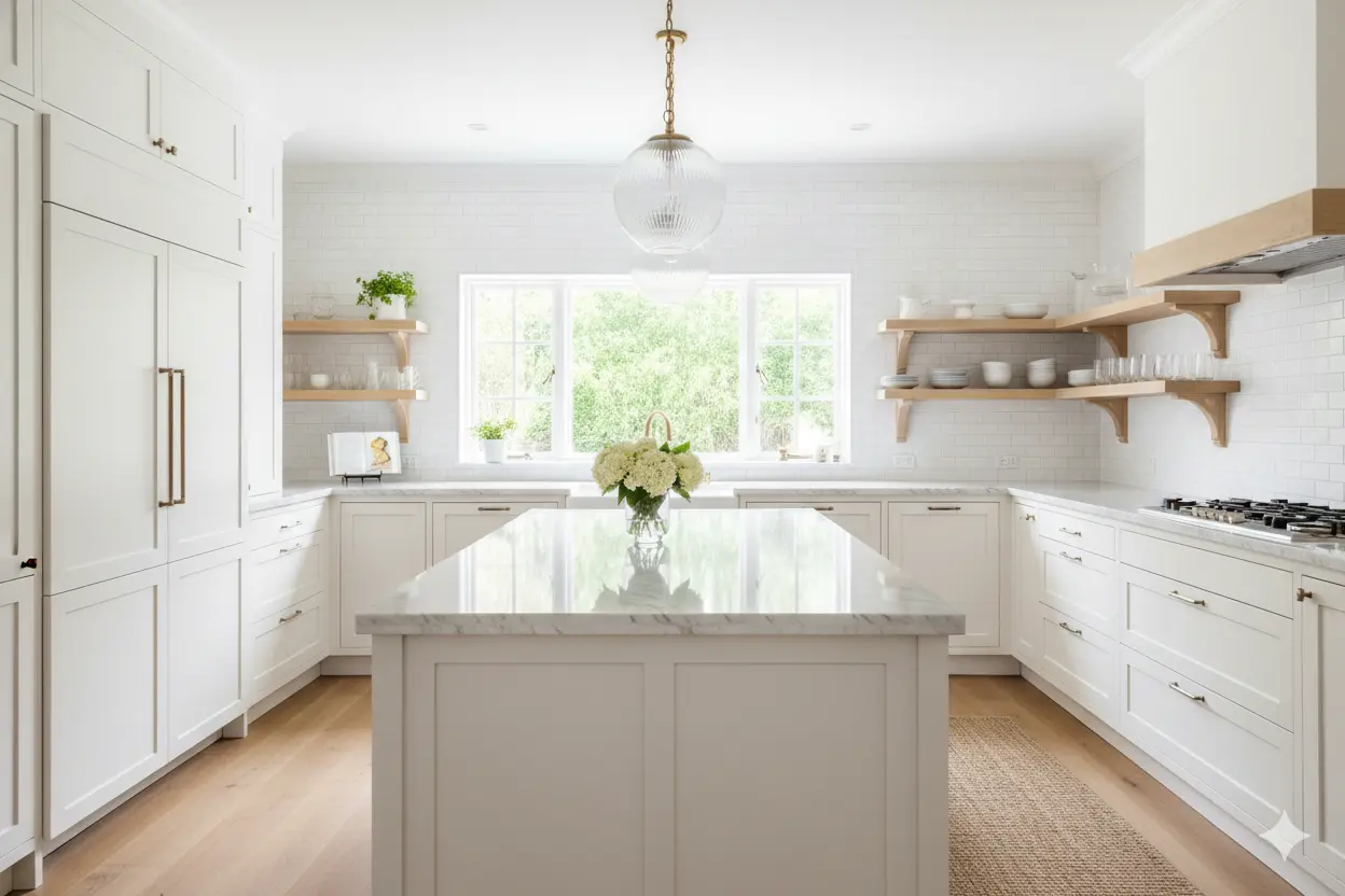 9 Stunning White Kitchen Makeovers You’ll Want to Copy